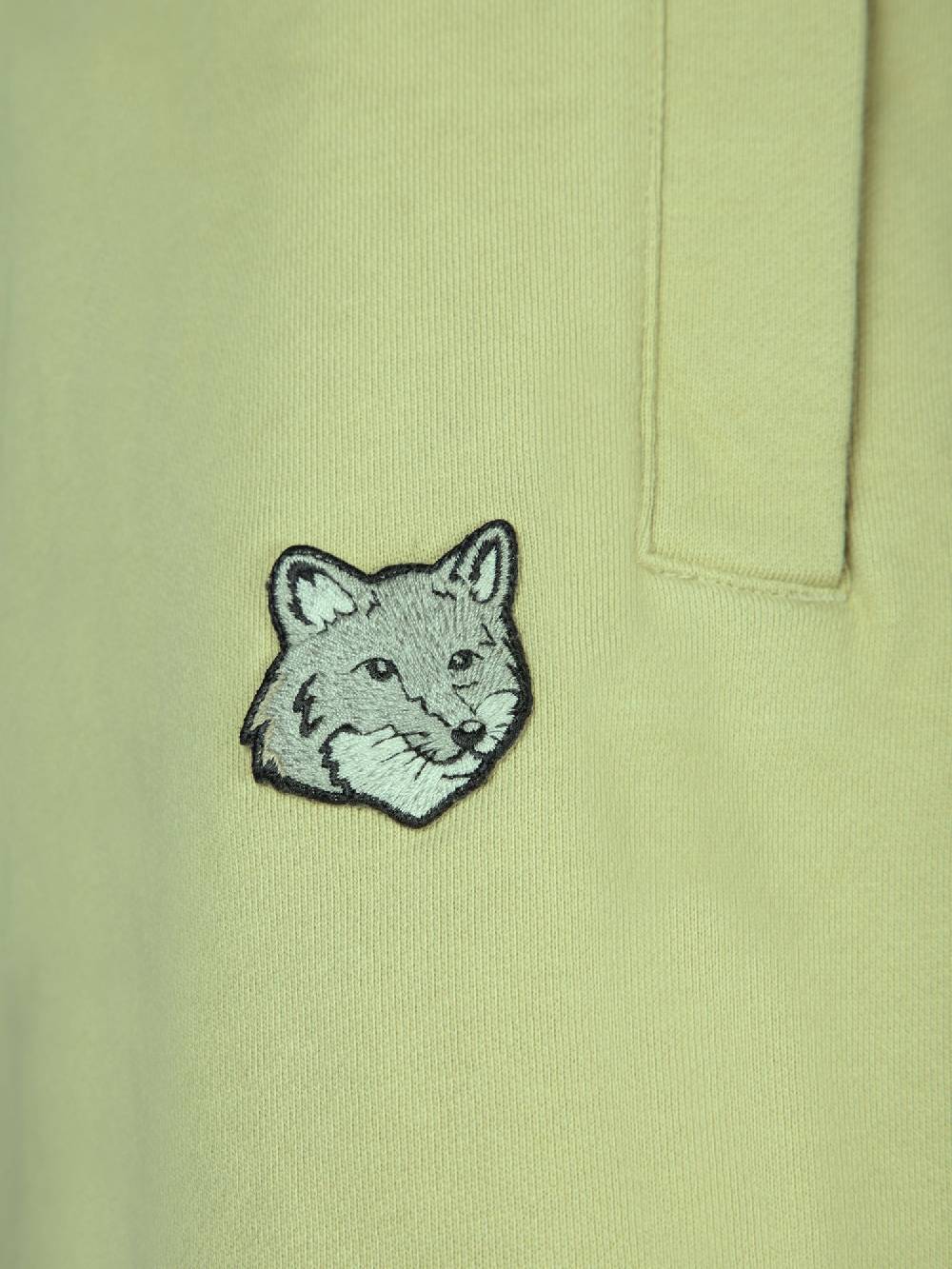 MAISON KITSUNÉ  Shorts in Cotone Beige da Uomo MAISON KITSUNÉ Vendita Economica