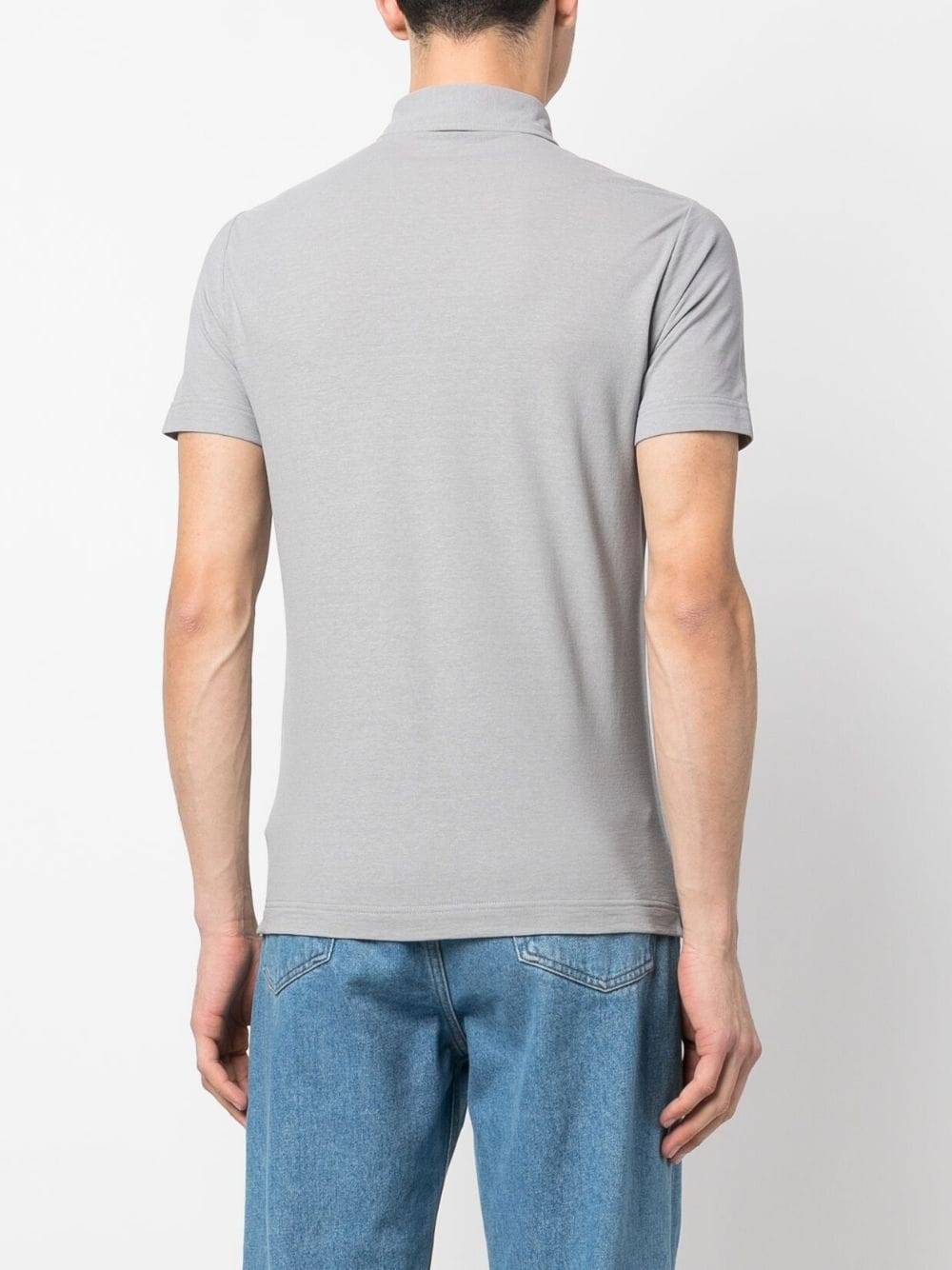 ZANONE  T-Shirt Bianca in Cotone da Uomo Zanone Saldi Di Fabbrica