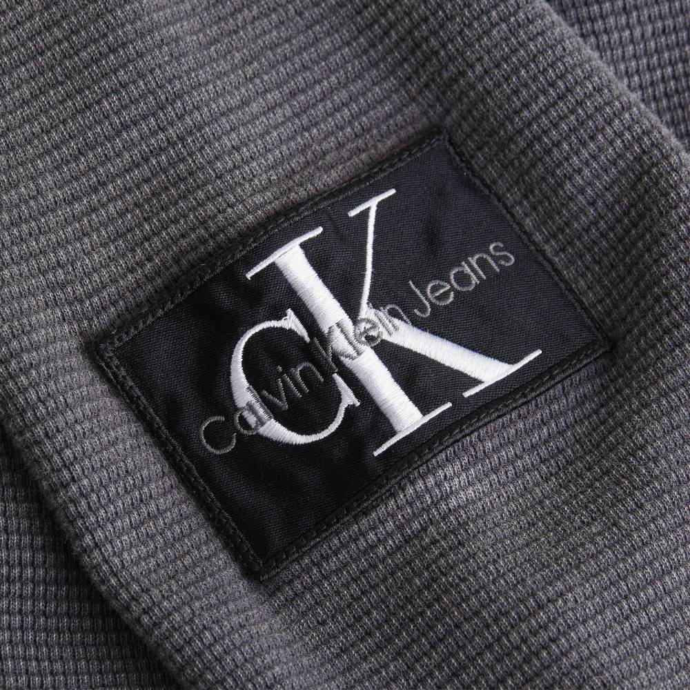 CALVIN KLEIN  Felpa Grigia Uomo Calvin Klein in Cotone Vendite Flash