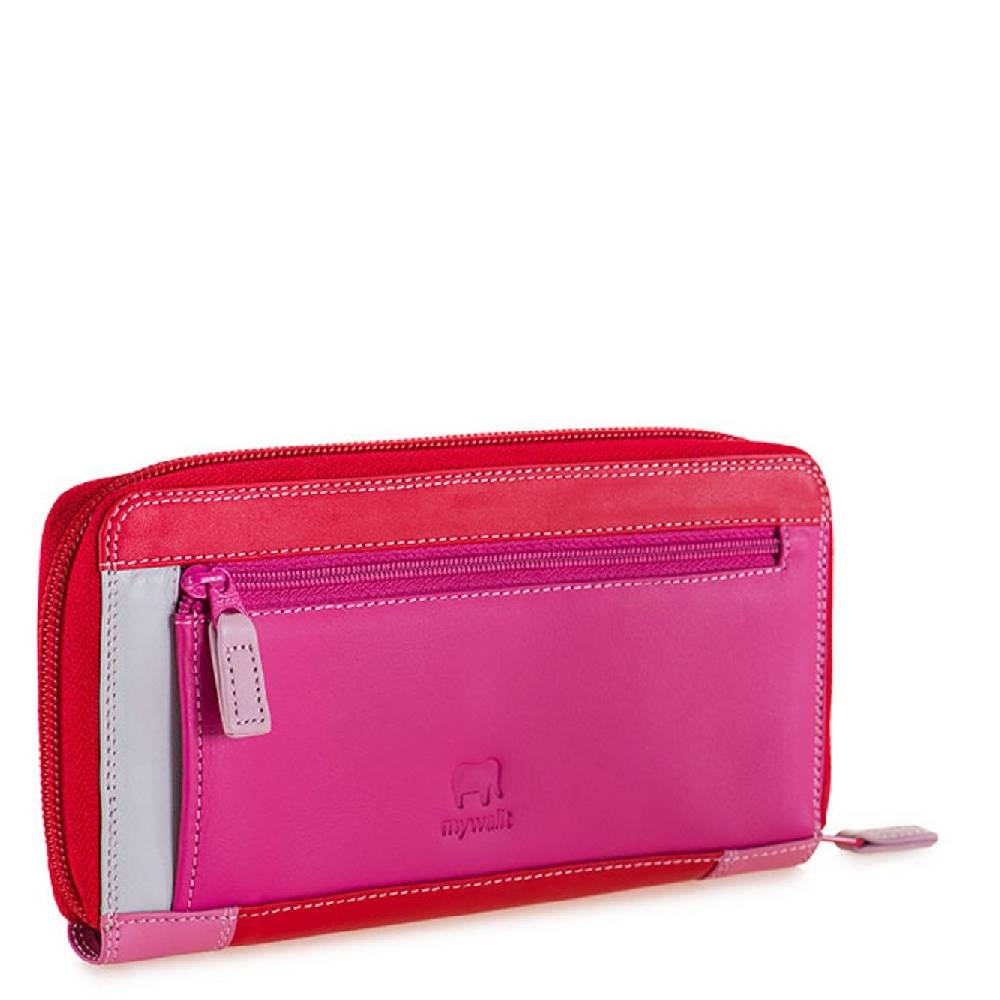MYWALIT  Portafoglio Elegante Mywalit in Pelle Rosa - Ampio e Chic In Saldo
