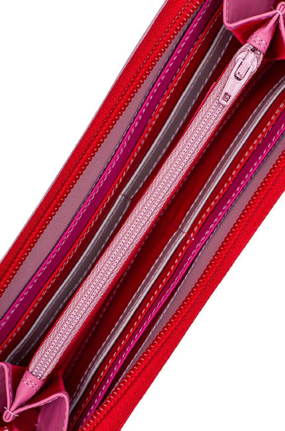 MYWALIT  Portafoglio Elegante Mywalit in Pelle Rosa - Ampio e Chic In Saldo