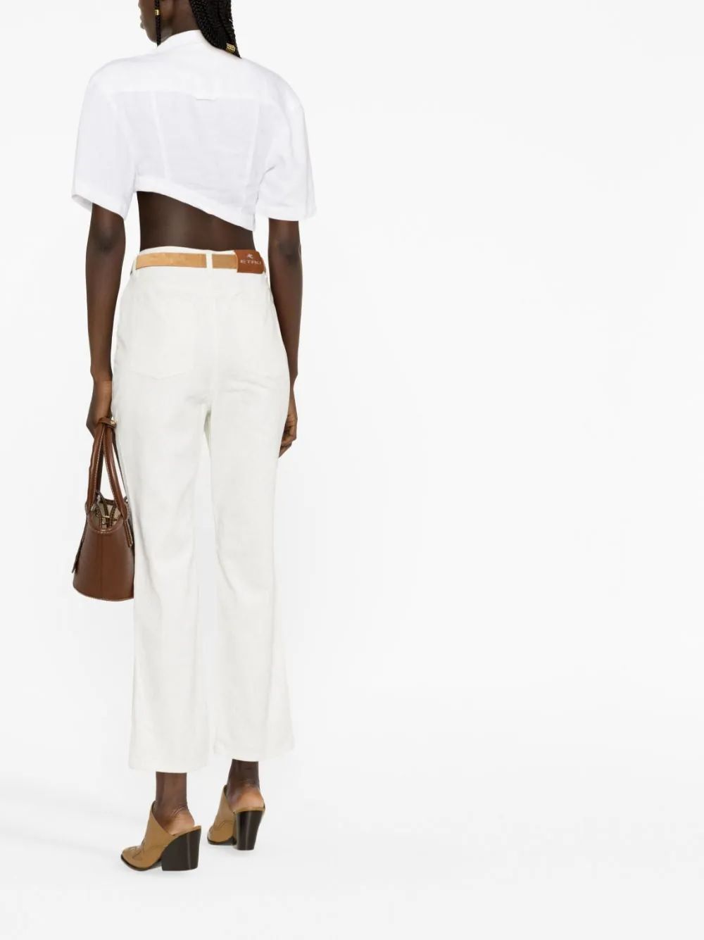 ETRO  Jeans Skinny Bianchi Elasticizzati da Donna ETRO Vendite stagionali