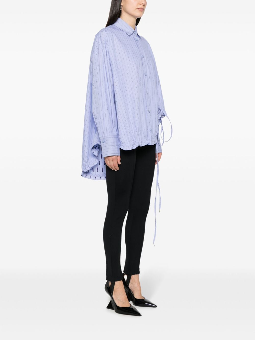 ATTICO  Camicia Attico Blu in Cotone da Donna Offerta Giorno del Papà