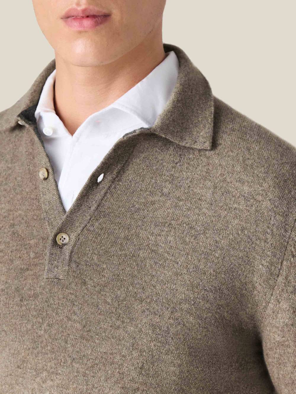 Luca Faloni Polo Sweater2-Ply Cashmere Prezzo Ridotto