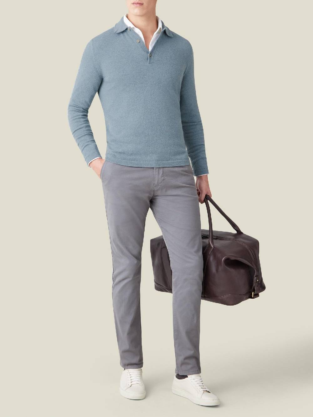 Luca Faloni Polocashmere a 2 fili Sottocosto
