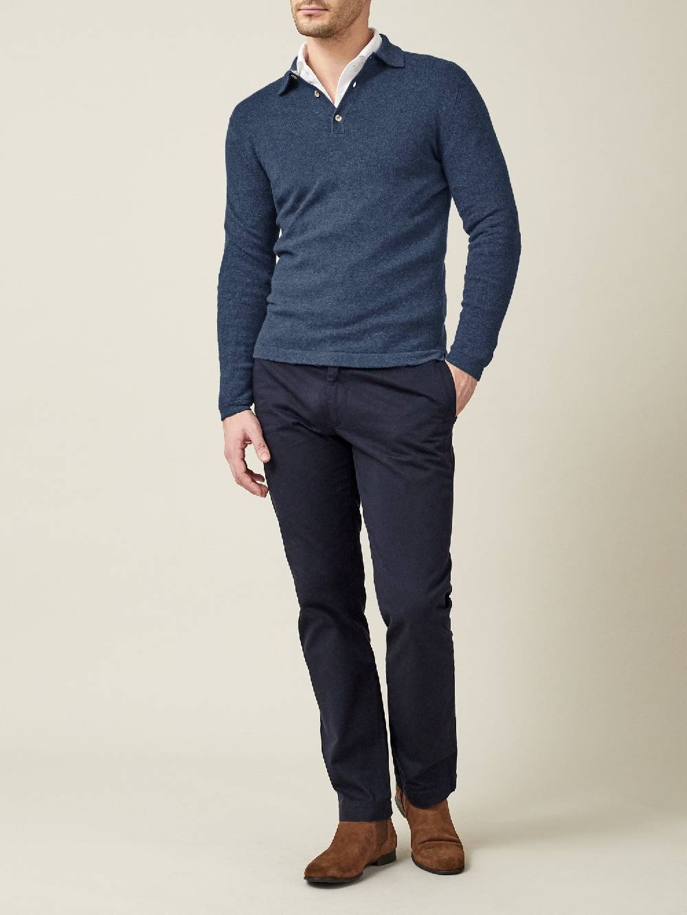 Luca Faloni Polocashmere a 2 fili Presa
