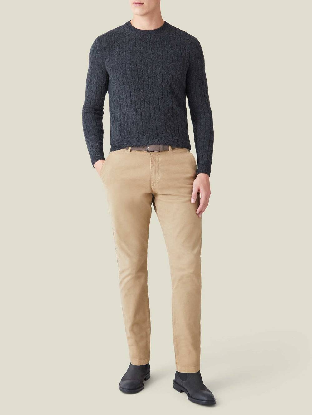 Luca Faloni Maglia a treccecashmere a 2 fili Online Outlet