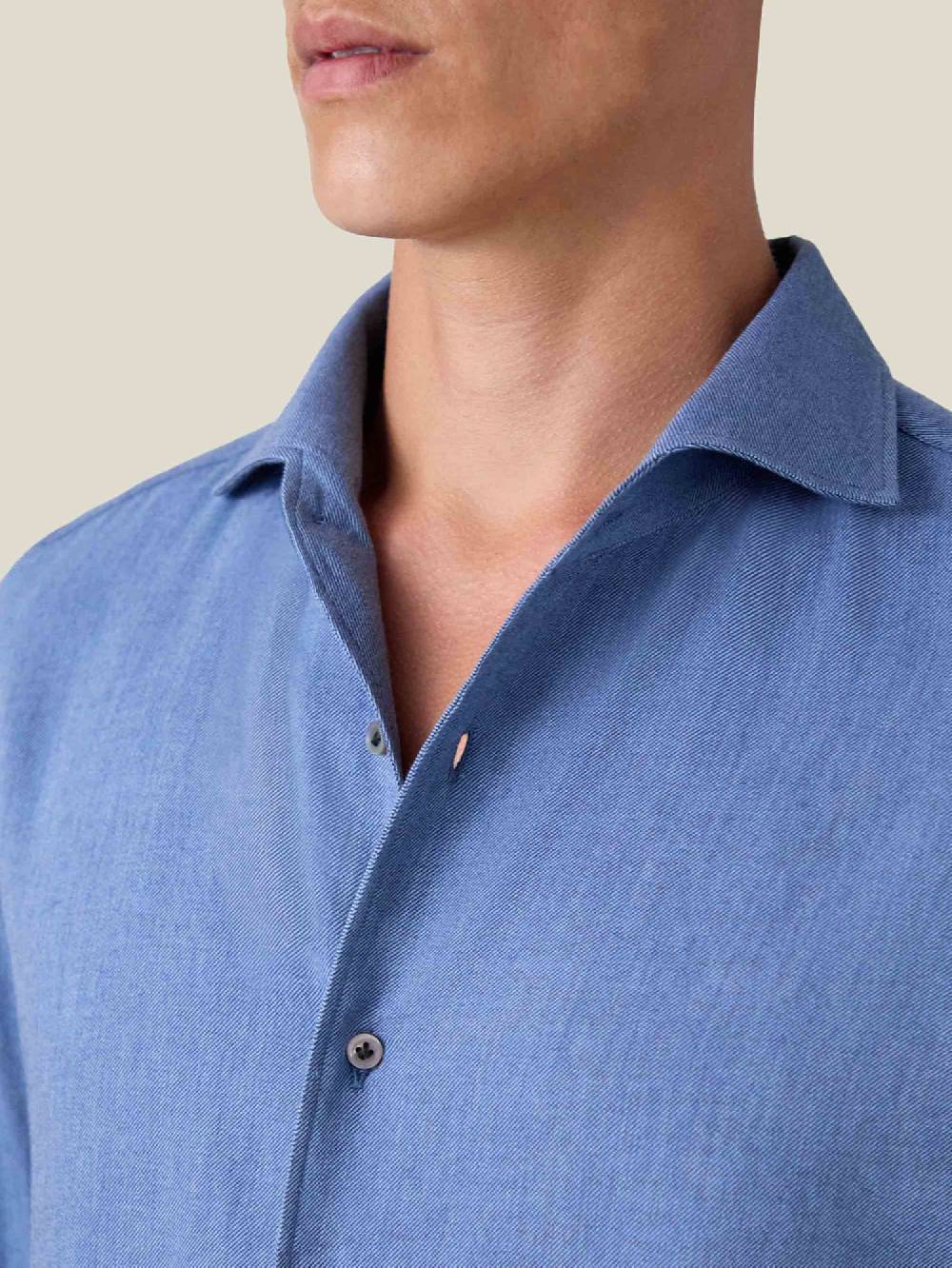 Luca Faloni Classic ShirtCashmere-Cotton Ritorno libero