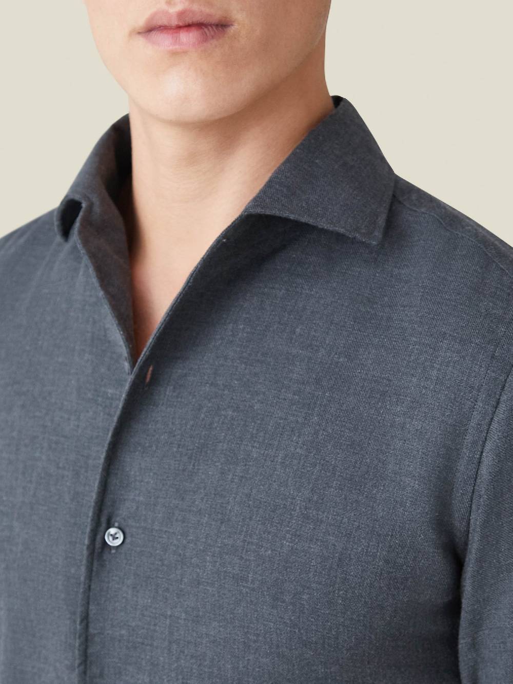Luca Faloni camicia classicaCashmere-Cotone Fino al 50% di sconto
