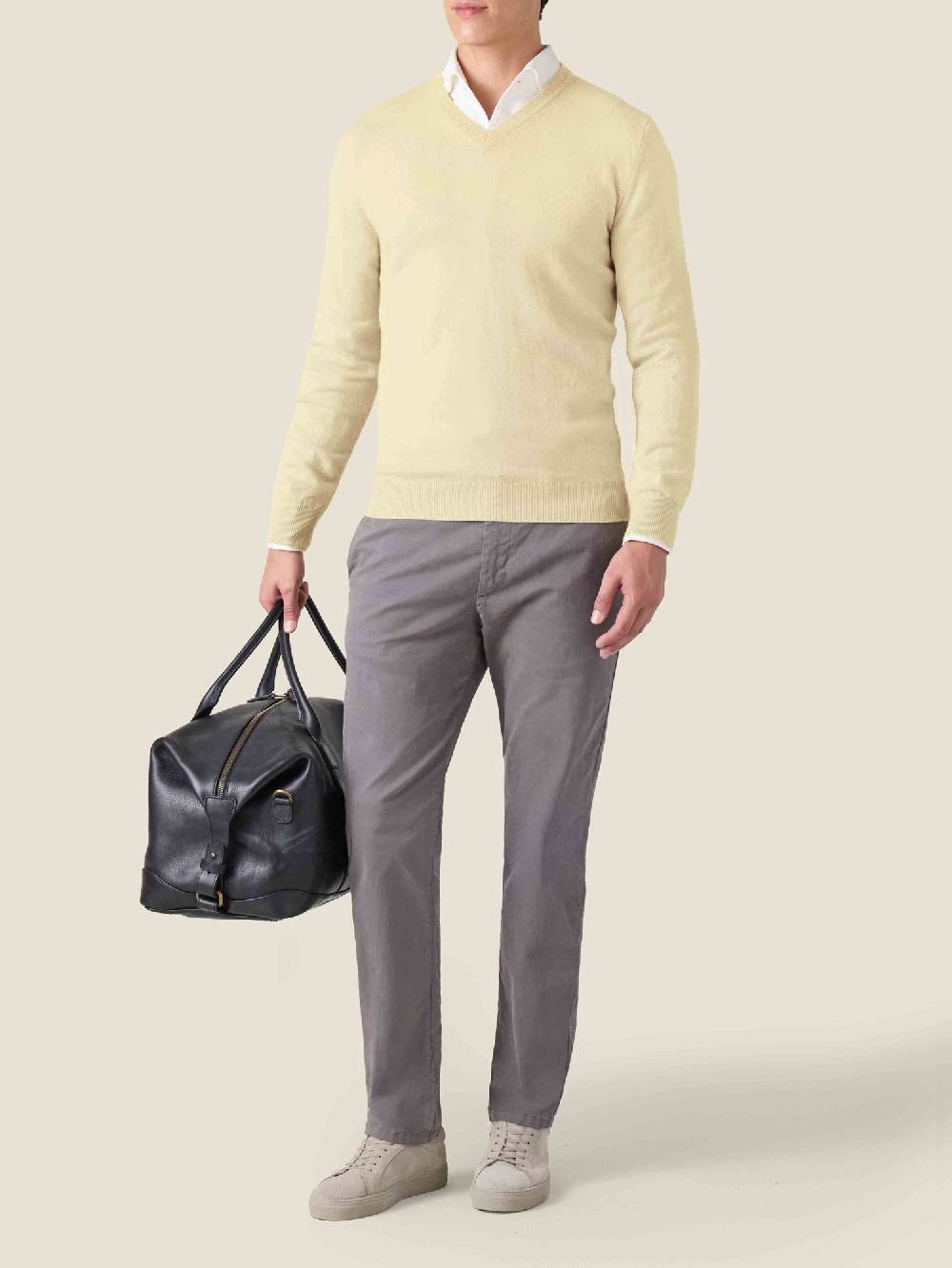 Luca Faloni V Neck2-Ply Cashmere Pezzi Unici