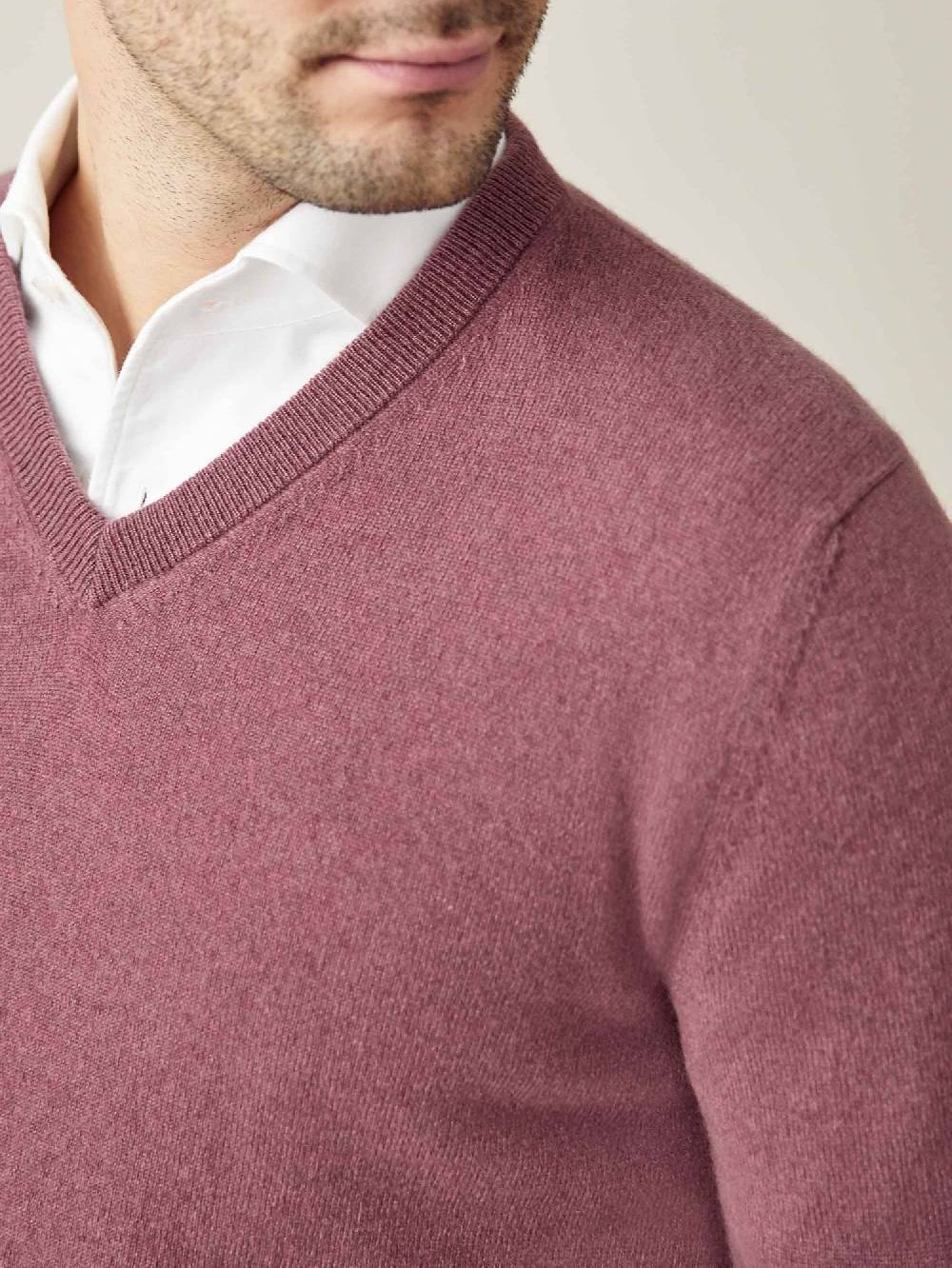 Luca Faloni Scollo a Vcashmere a 2 fili Qualità Garantita