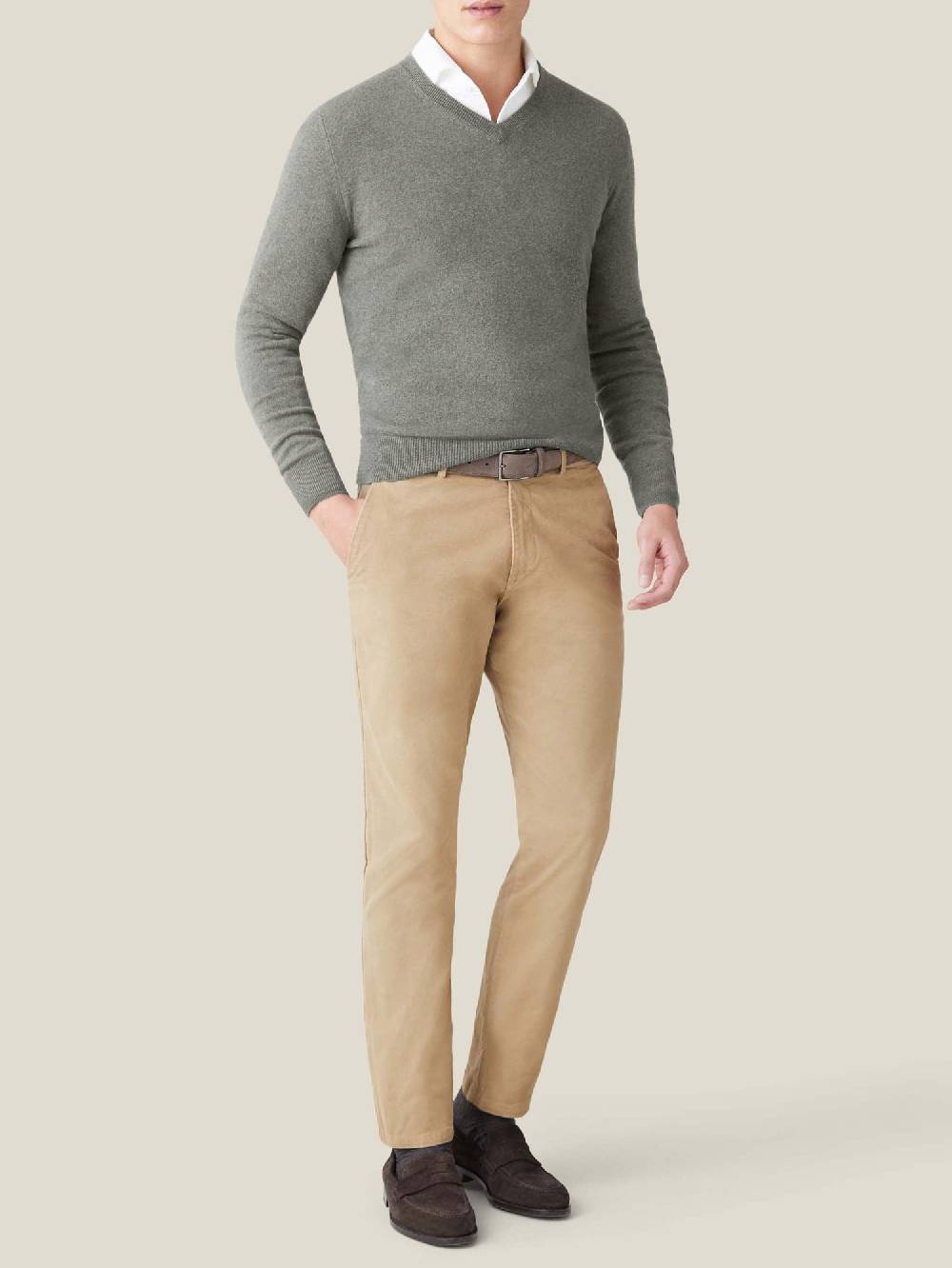 Luca Faloni Scollo a Vcashmere a 2 fili Acquista Ora