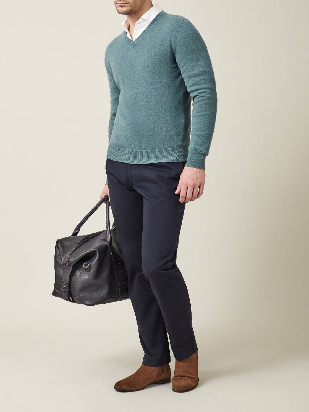Luca Faloni Scollo a Vcashmere a 2 fili Fino Al -60%