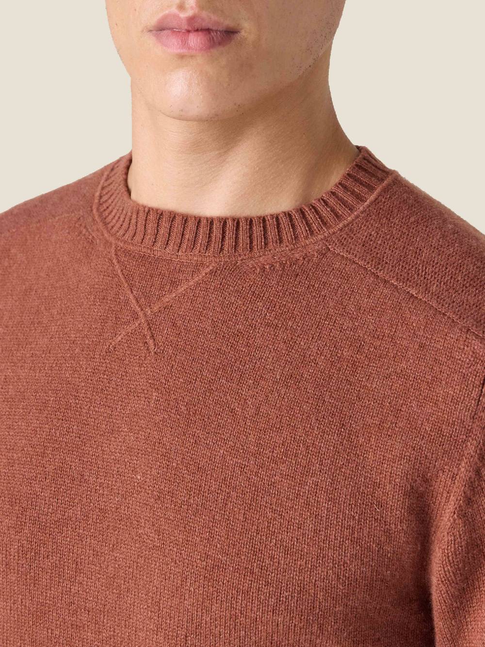Luca Faloni Country Crew Neck4-Ply Cashmere Presa