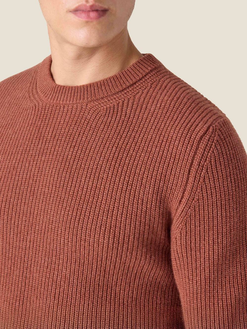 Luca Faloni Crew NeckChunky Knit Cashmere Outlet