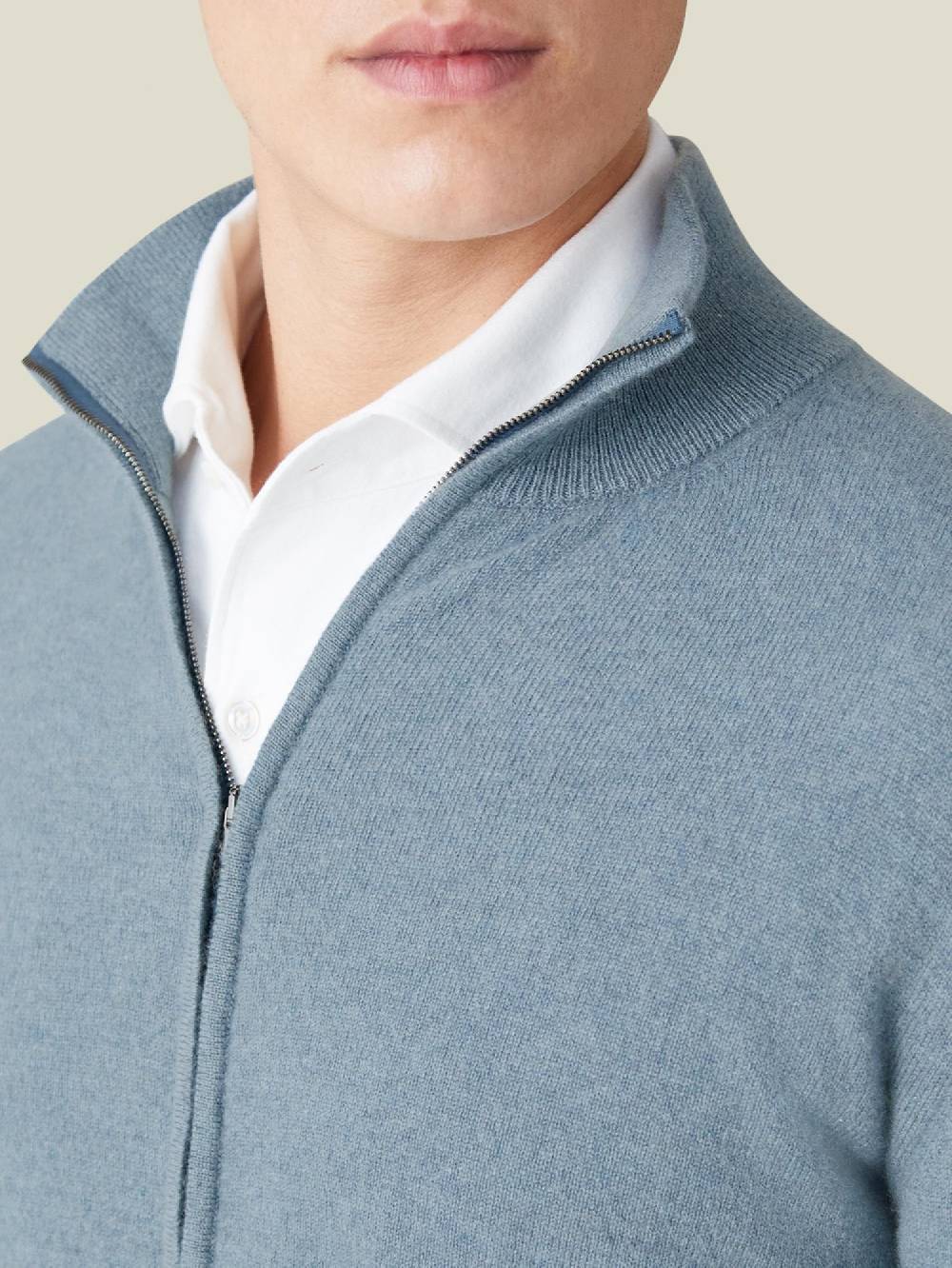 Luca Faloni Zip Cardigancashmere a 2 fili Hotsell