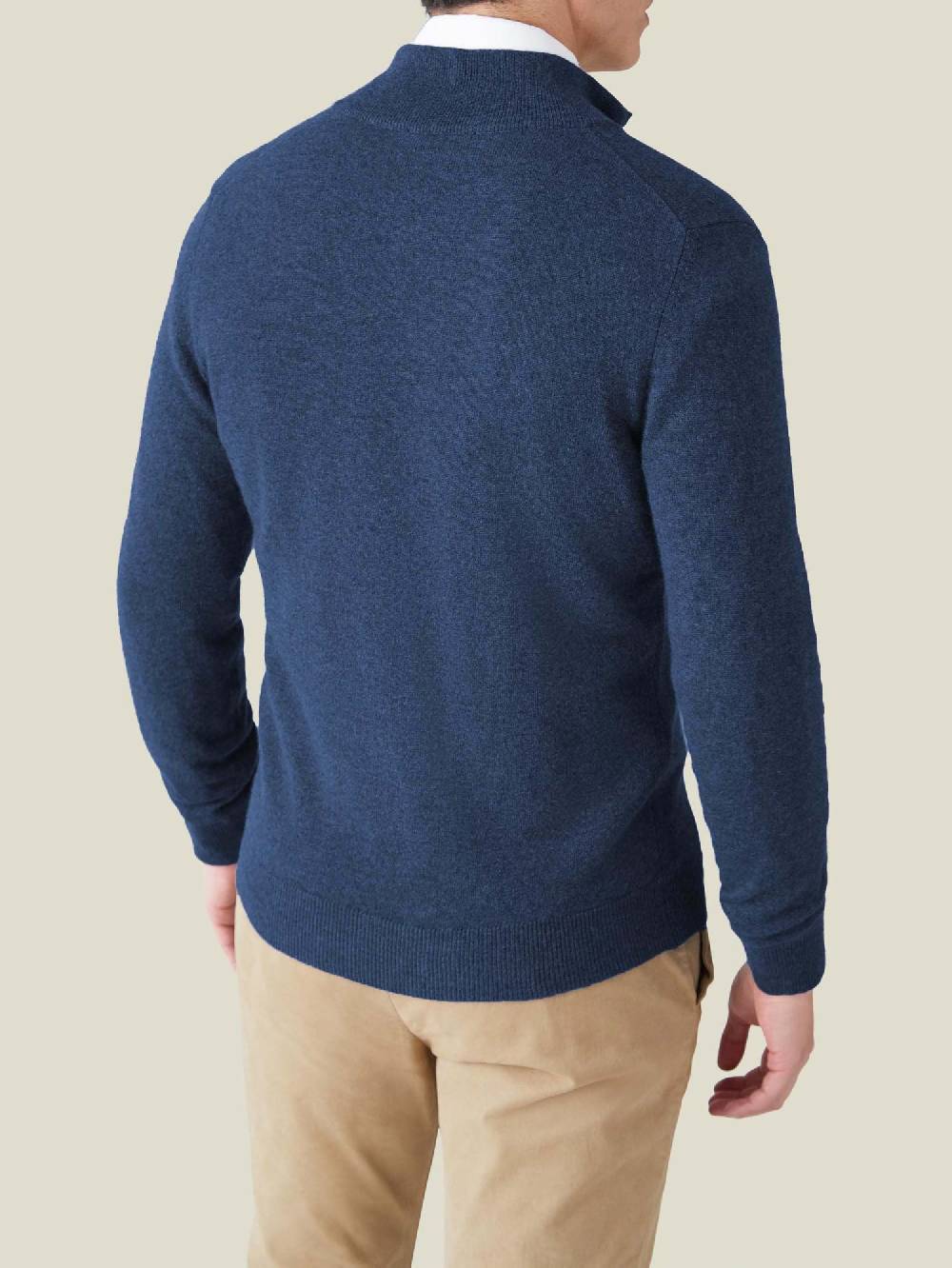 Luca Faloni Zip Cardigancashmere a 2 fili Vendita Economica
