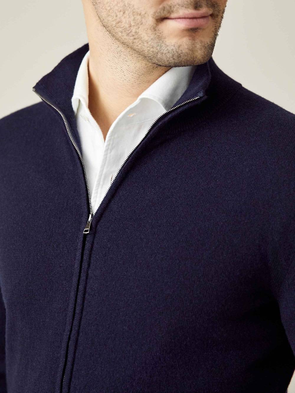 Luca Faloni Zip Cardigancashmere a 2 fili I Più Venduti