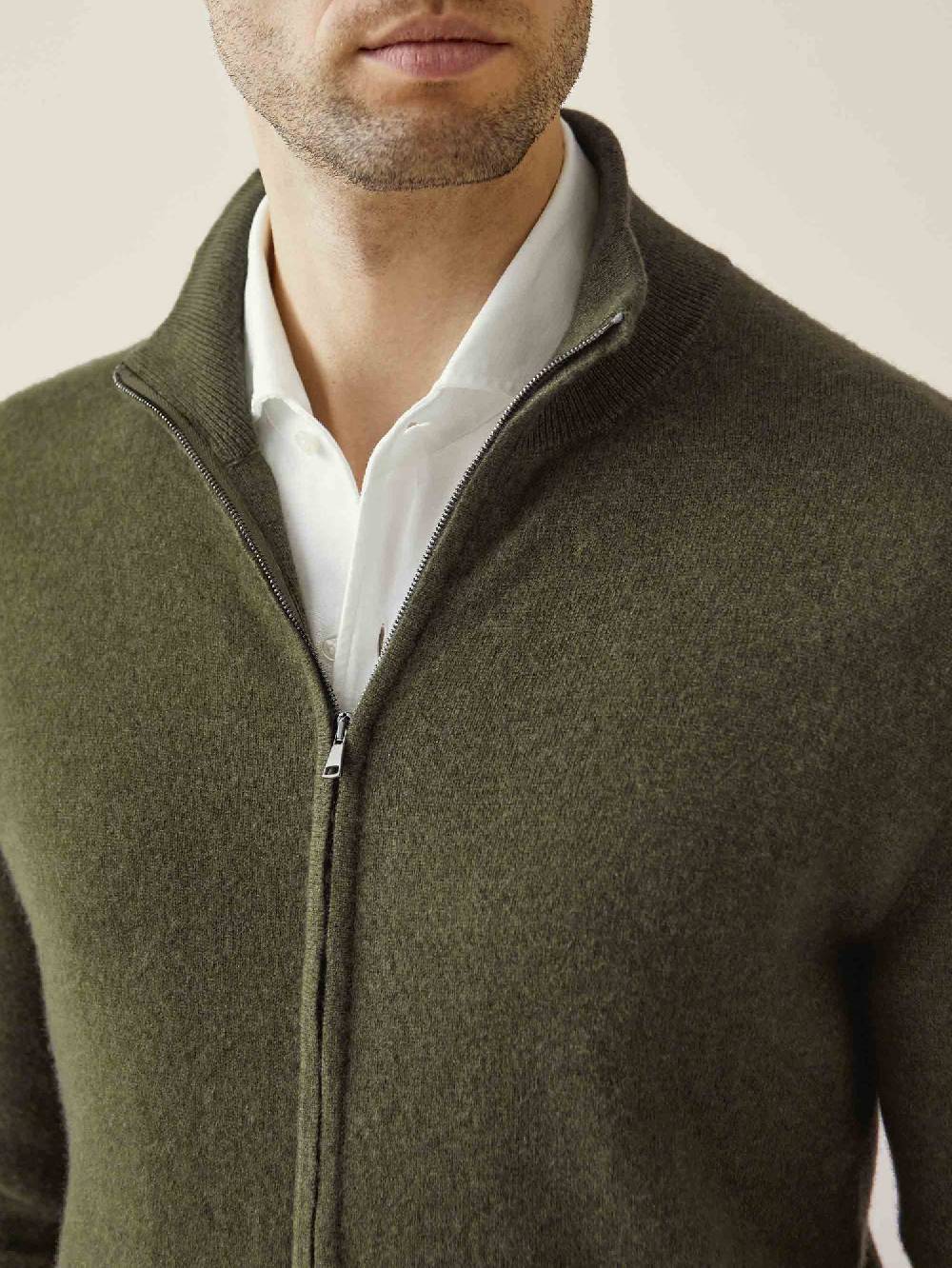 Luca Faloni Zip Cardigancashmere a 2 fili Vendite Flash