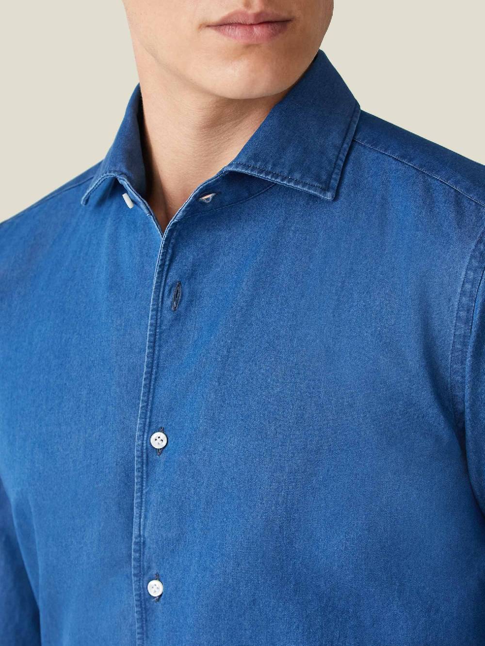 Luca Faloni camicia classicaDenim Ultimo giorno