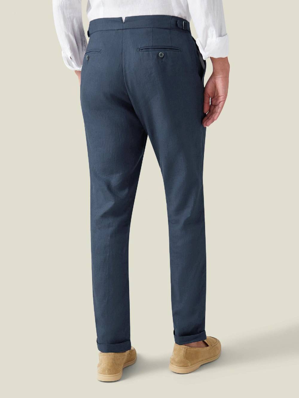 Luca Faloni Elegant TrousersLinen Fino al 65% di sconto