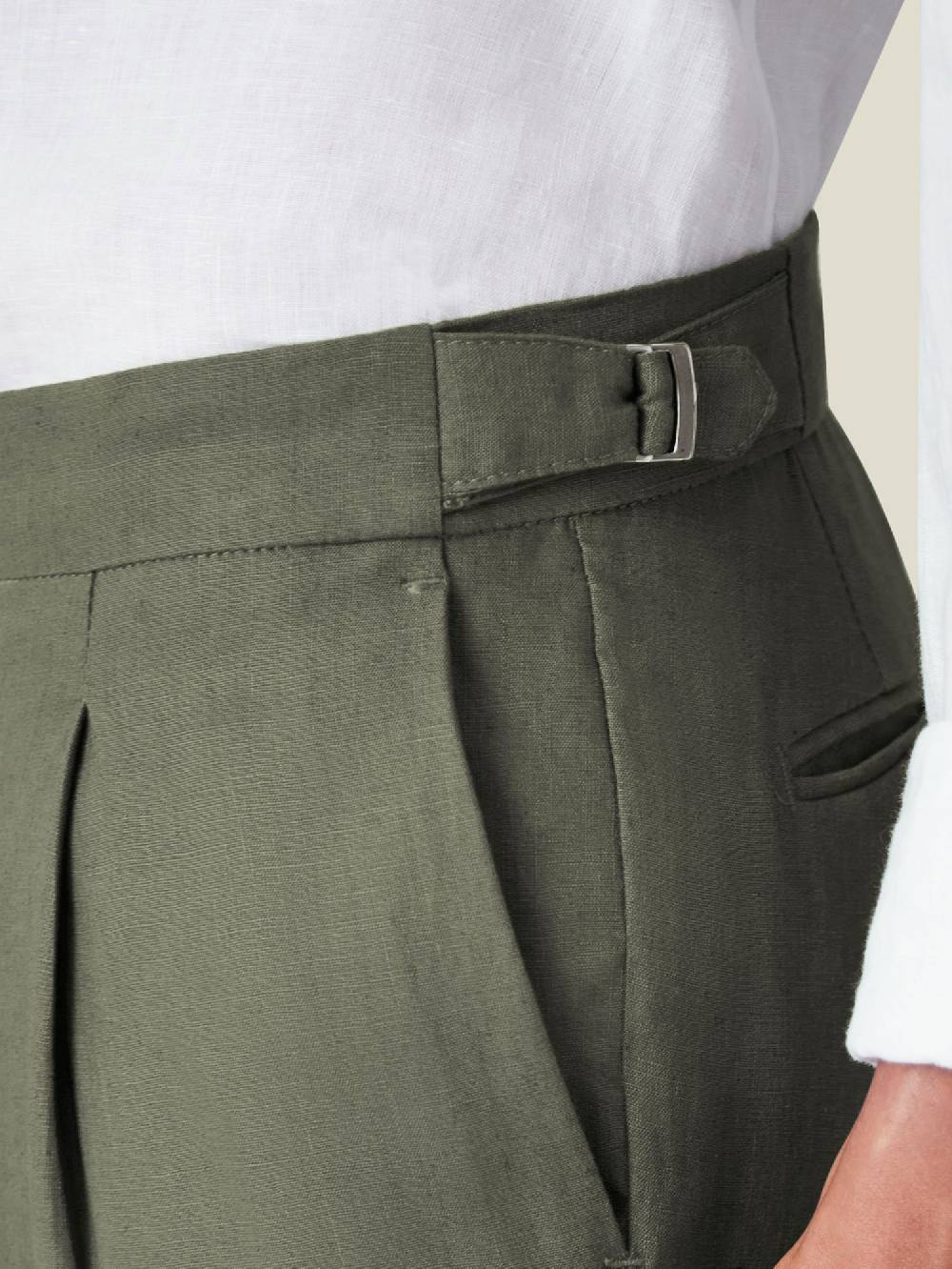 Luca Faloni Elegant TrousersLinen Only for today