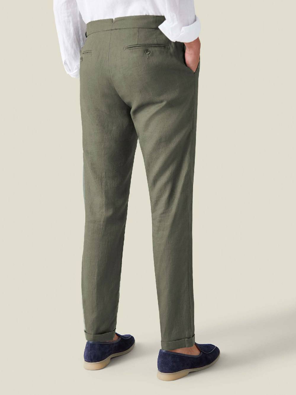 Luca Faloni Elegant TrousersLinen Only for today