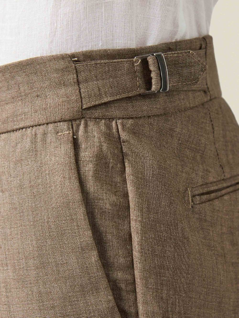 Luca Faloni Elegant TrousersLinen Sostegno trimestrale