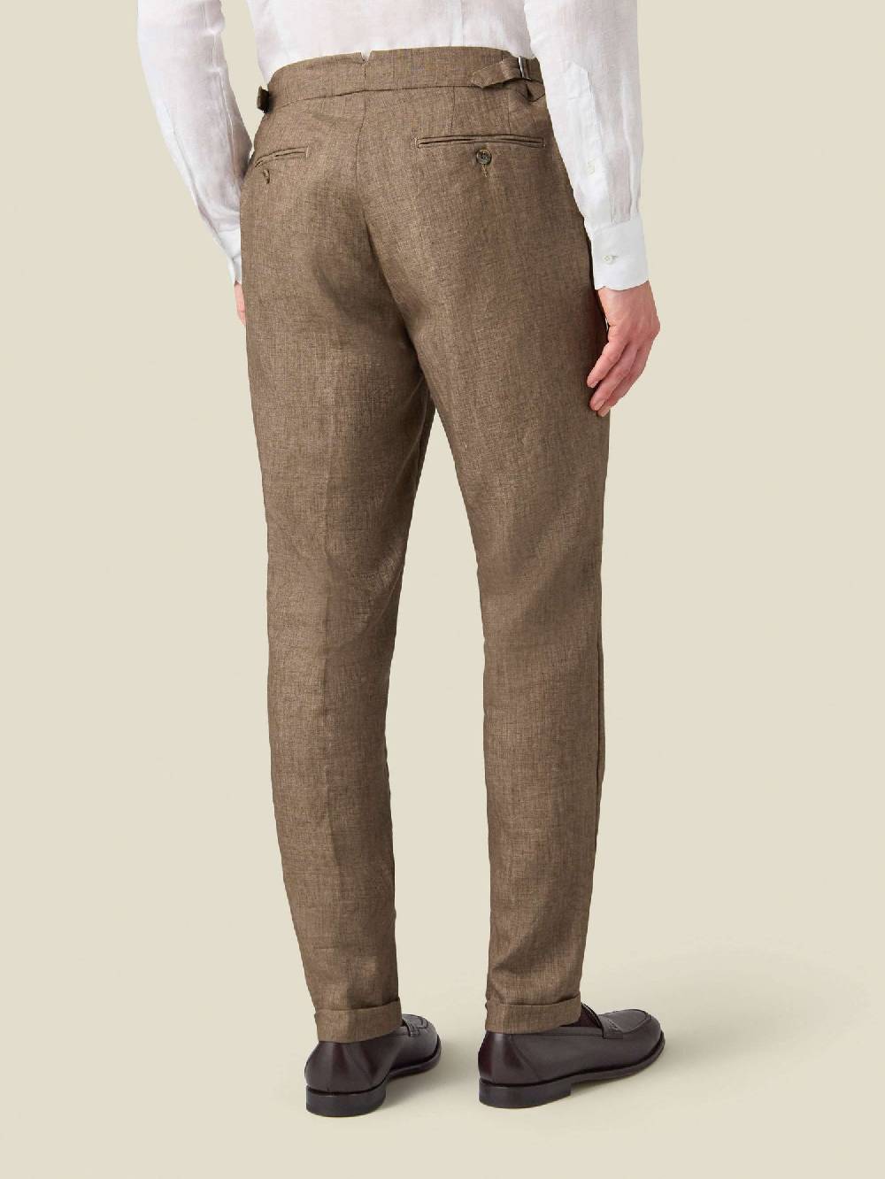 Luca Faloni Elegant TrousersLinen Sostegno trimestrale