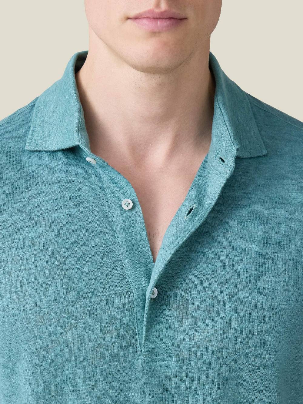 Luca Faloni Elba PoloLinen Jersey Vendite Flash