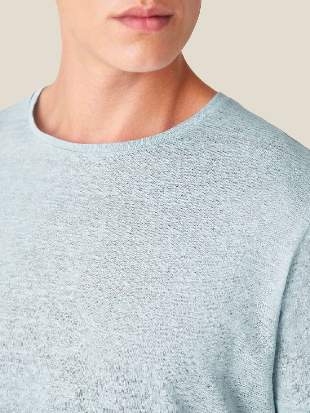 Luca Faloni T-ShirtJersey di Lino Negozio