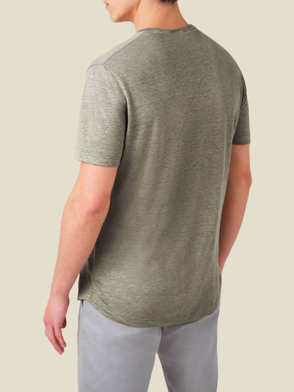 Luca Faloni T-ShirtJersey di Lino In Saldo