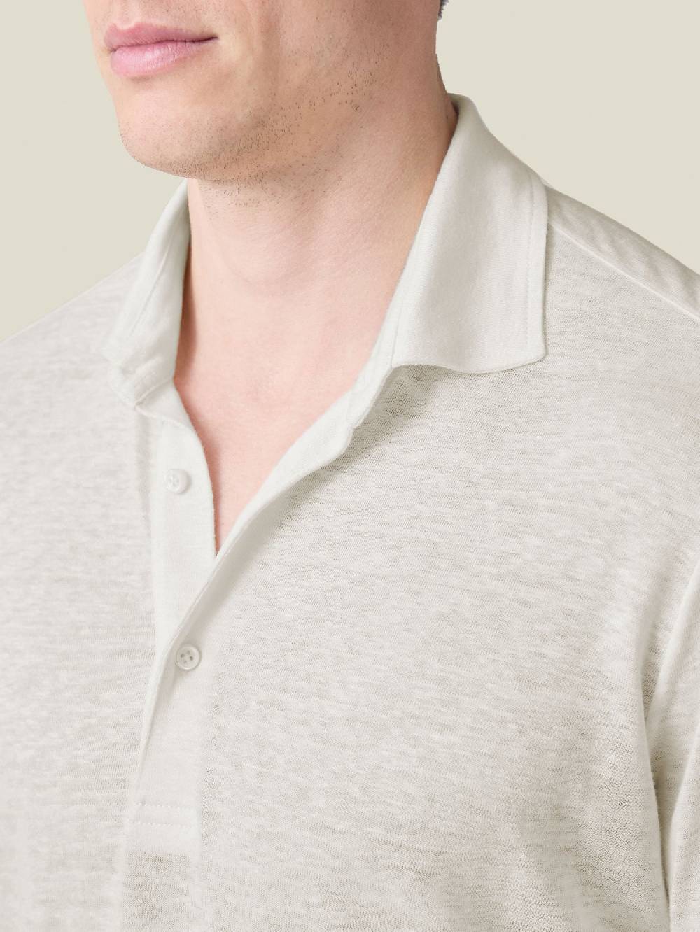 Luca Faloni Positano Polo ShirtLinen Jersey Negozio online di fabbrica