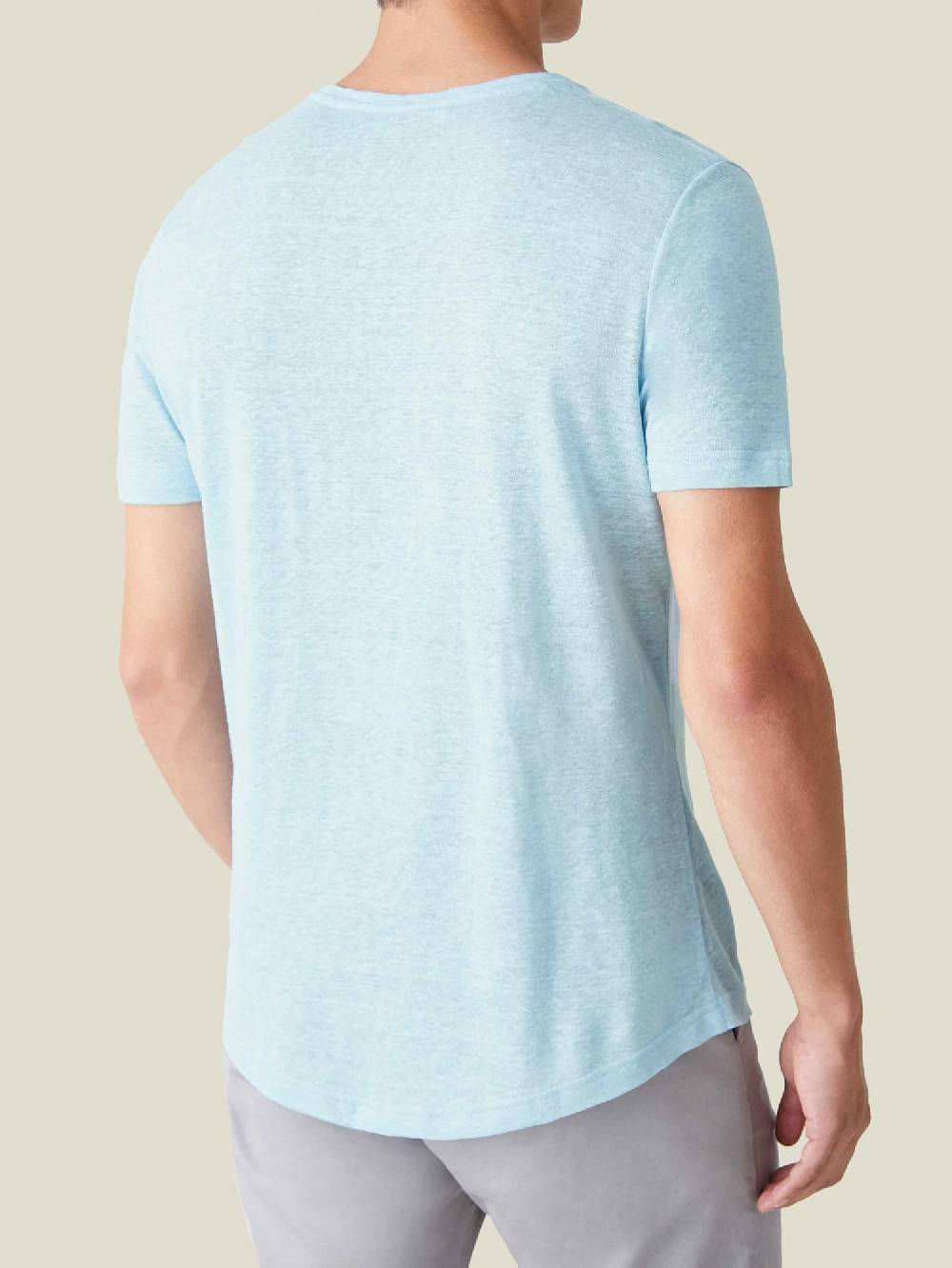 Luca Faloni T-ShirtJersey di Lino Comprare a buon mercato