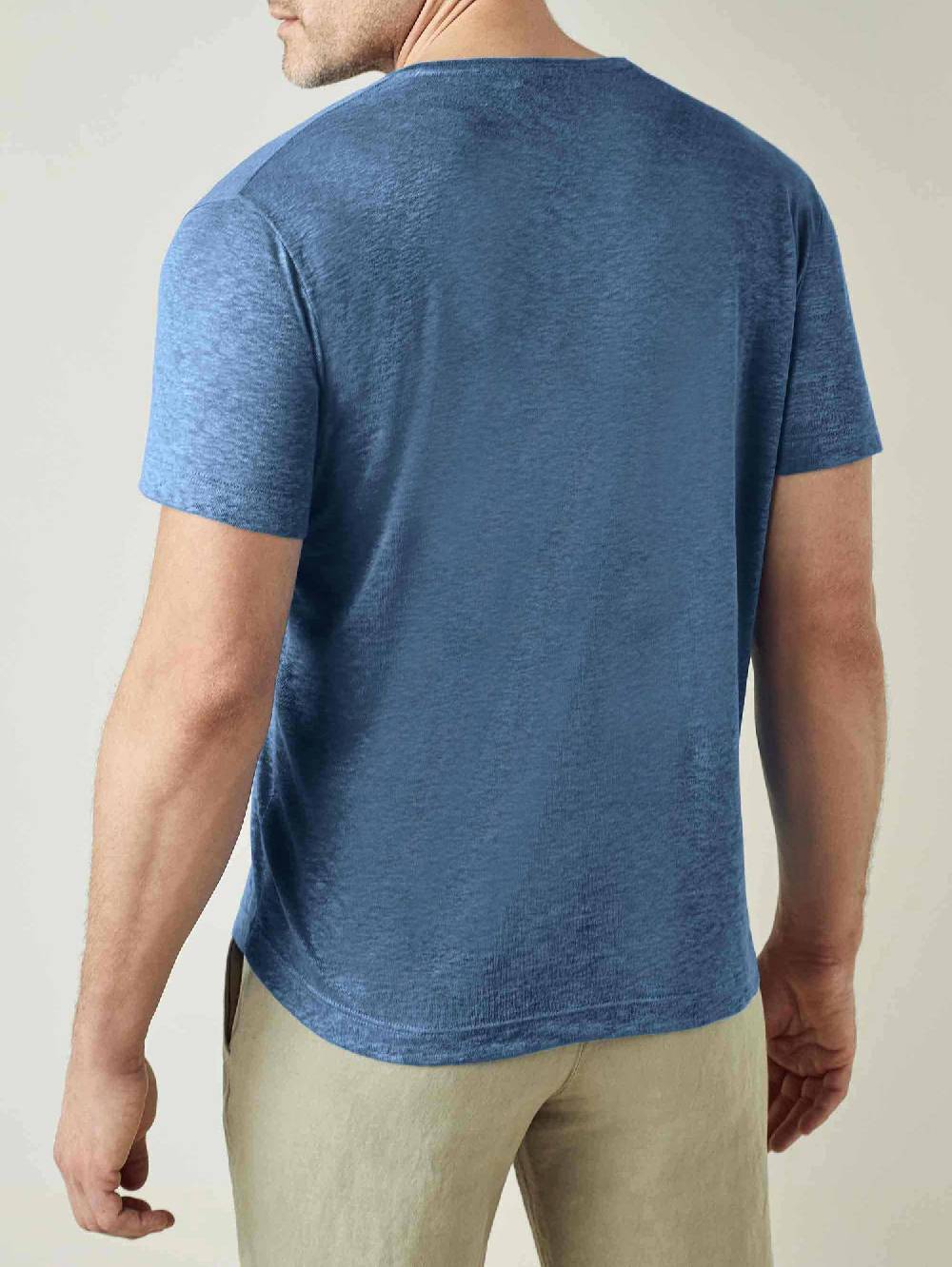 Luca Faloni T-ShirtJersey di Lino Fornitura limitata