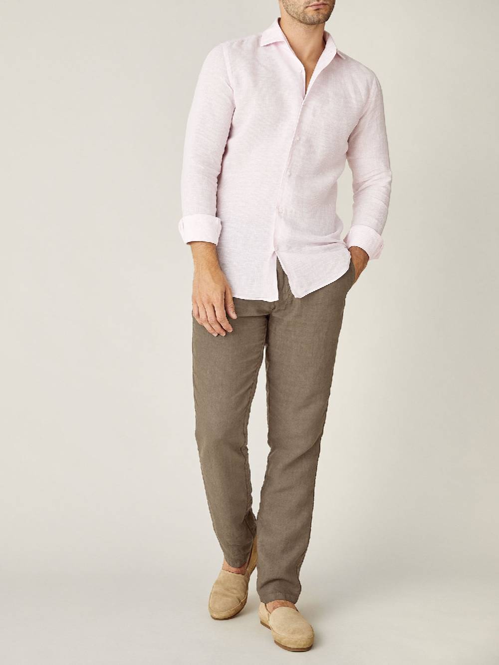 Luca Faloni Lipari TrousersLinen Ritorno libero