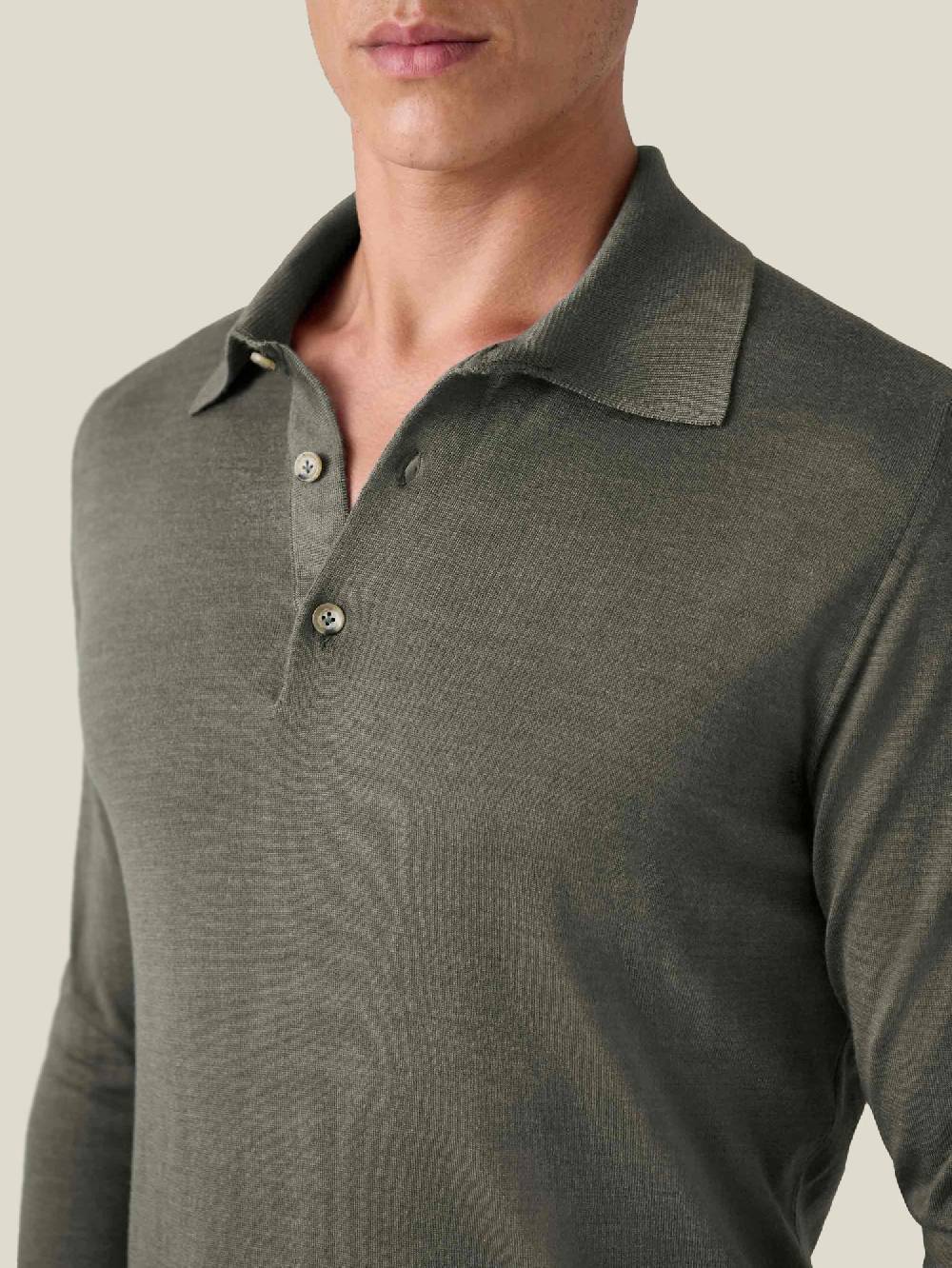 Luca Faloni Knitted PoloSeta-Cashmere Rilascio limitato