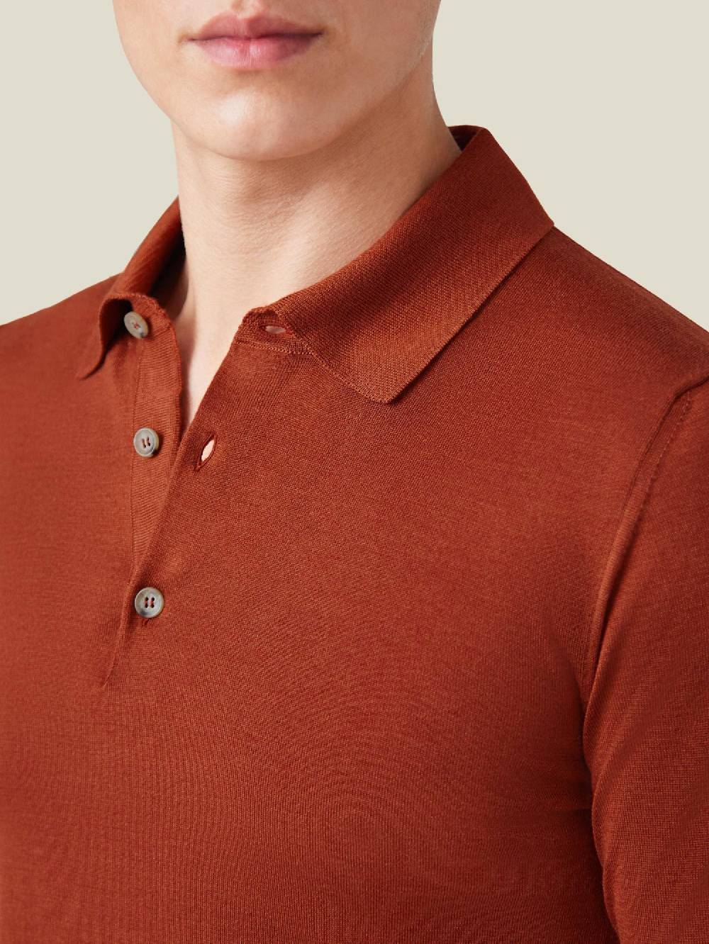 Luca Faloni Knitted PoloSeta-Cashmere ACQUISTA ORA