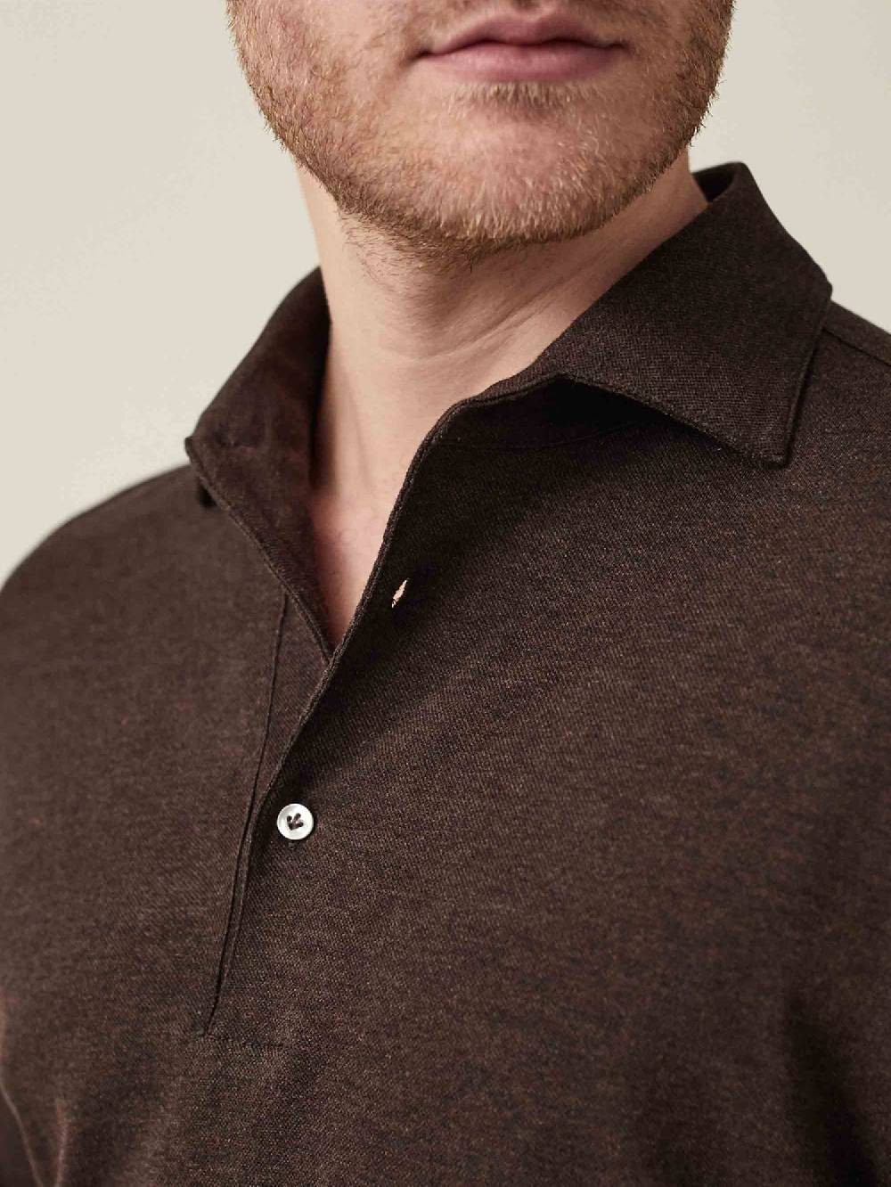 Luca Faloni Brera Polo Piqué di cotone Fino al 50% di sconto