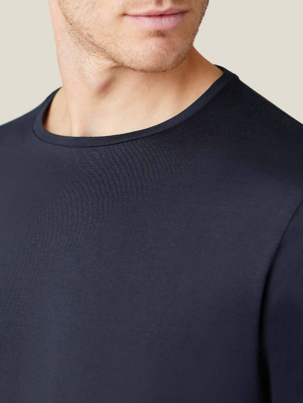 Luca Faloni T-Shirt Maniche LungheSeta Cotone Fino al 60% di sconto