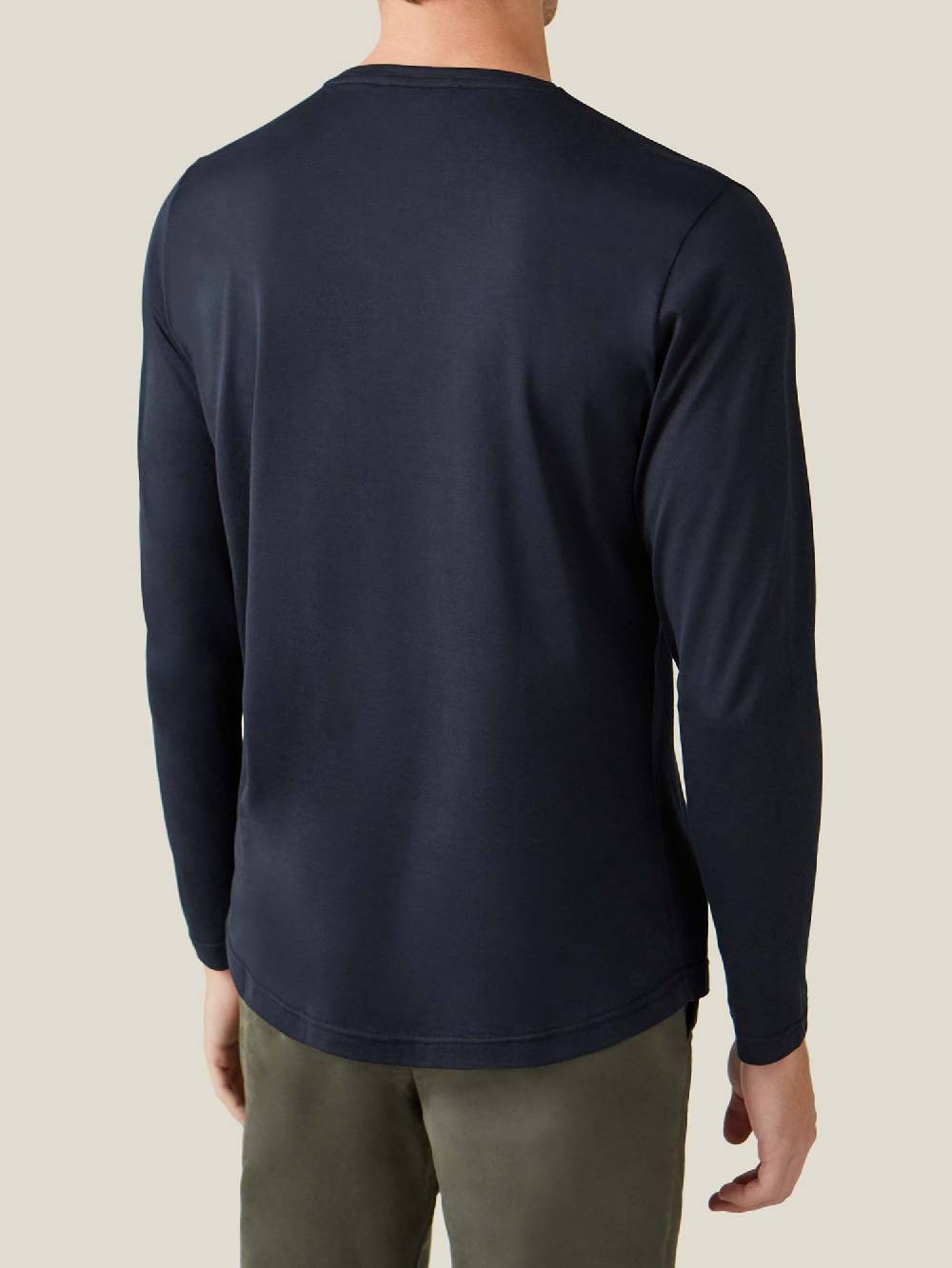 Luca Faloni T-Shirt Maniche LungheSeta Cotone Fino al 60% di sconto