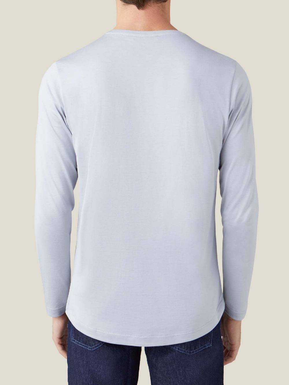 Luca Faloni T-Shirt Maniche LungheSeta Cotone Only for today