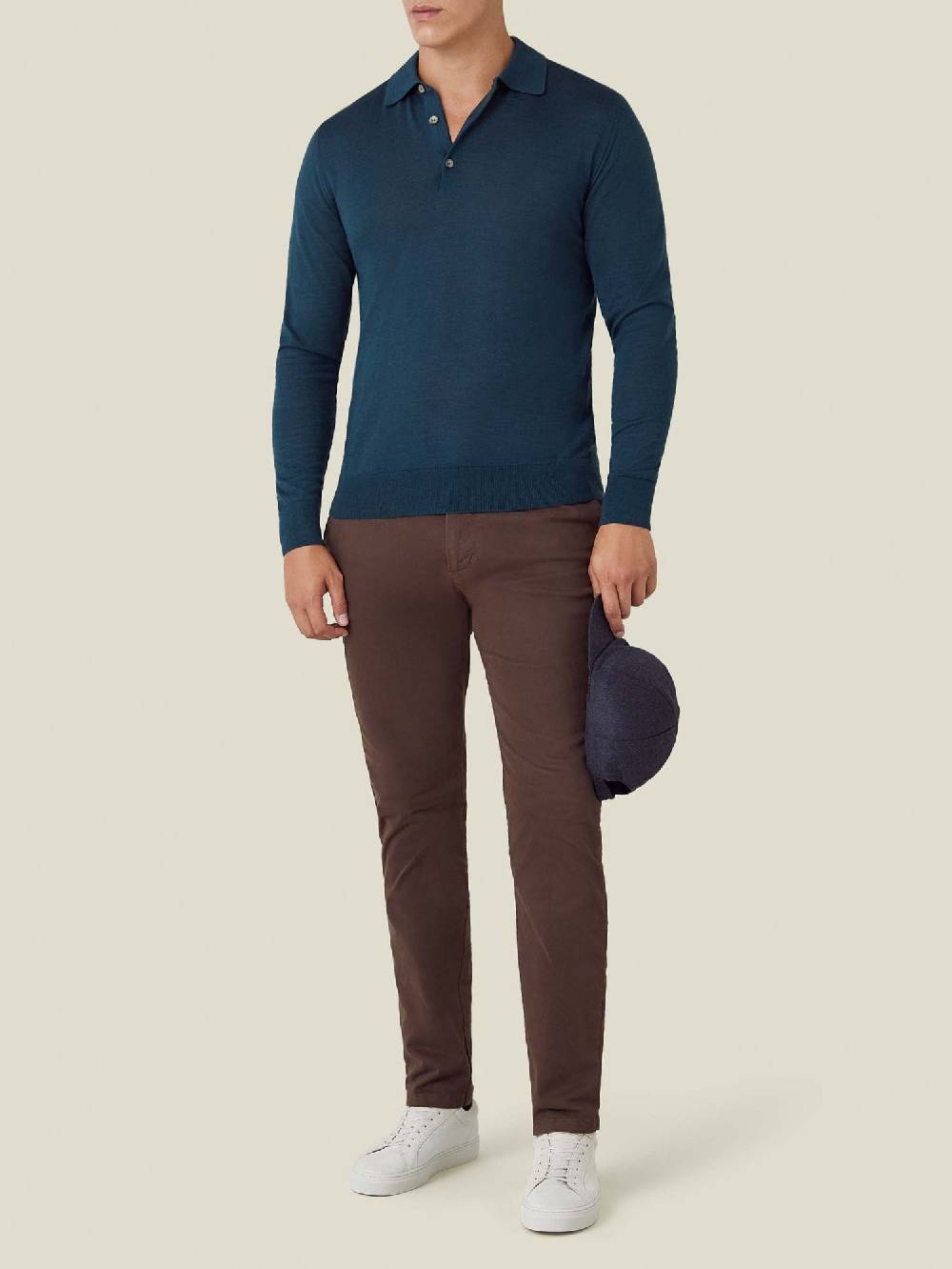 Luca Faloni Knitted PoloSeta-Cashmere 50% di sconto con spedizione gratuita