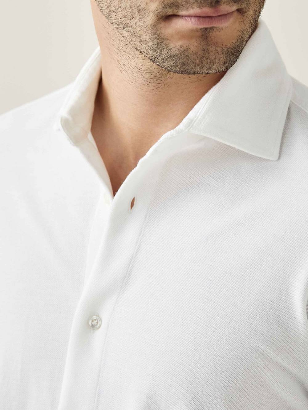 Luca Faloni Camicia SienaCotone Piqué Economico