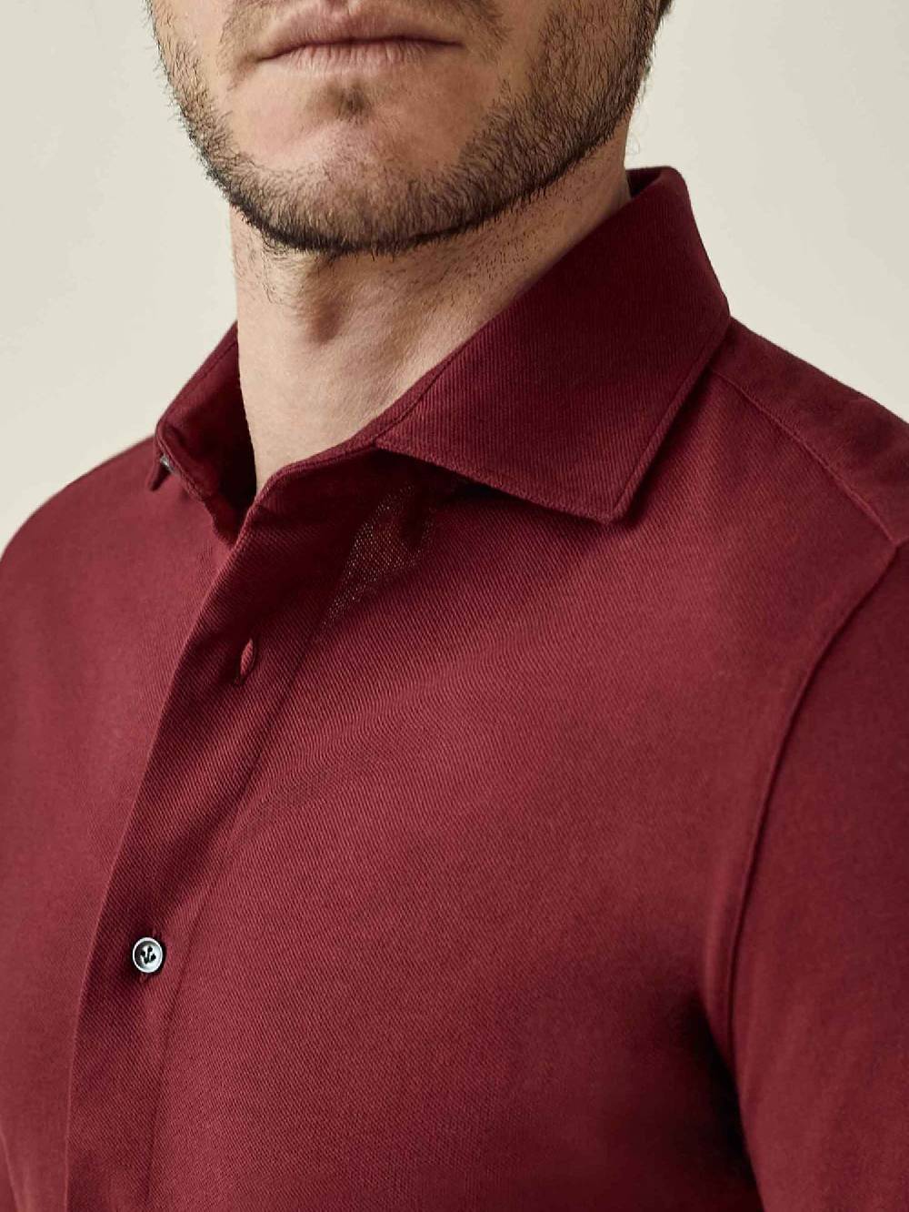 Luca Faloni Camicia SienaCotone Piqué Outlet