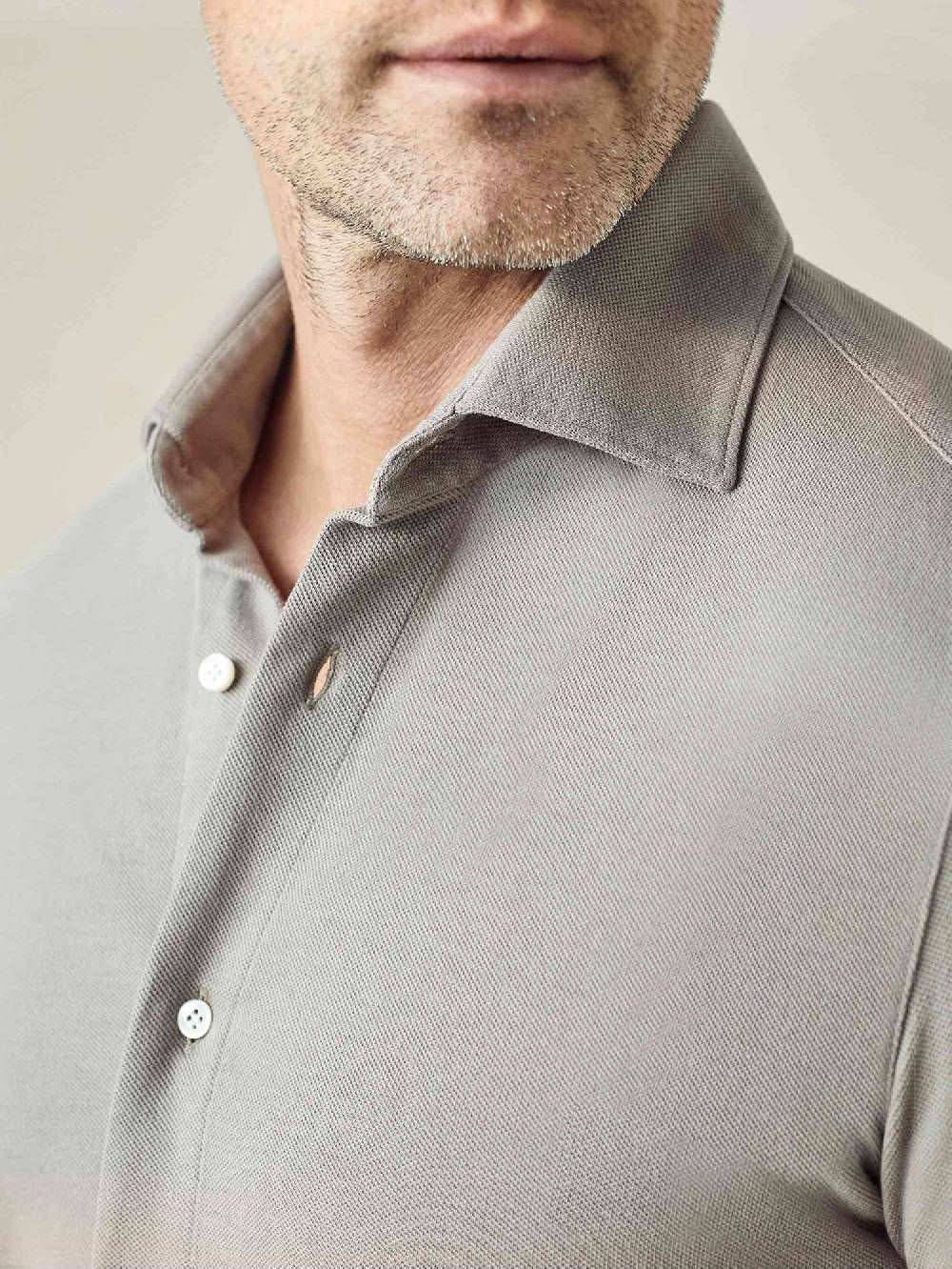 Luca Faloni Camicia SienaCotone Piqué In Vendita