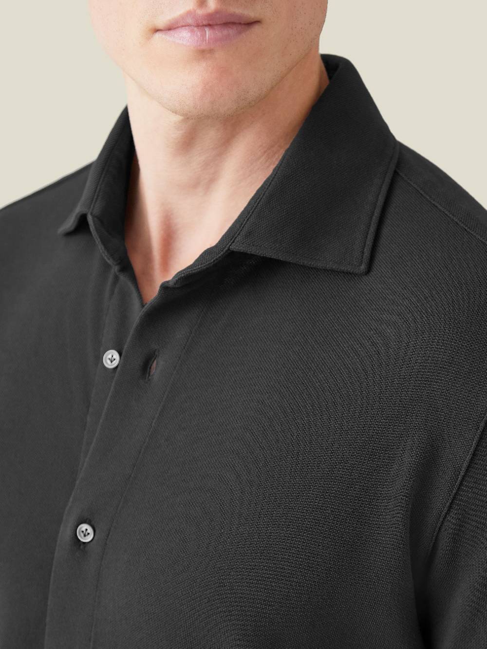Luca Faloni Camicia SienaCotone Piqué Vendita Calda