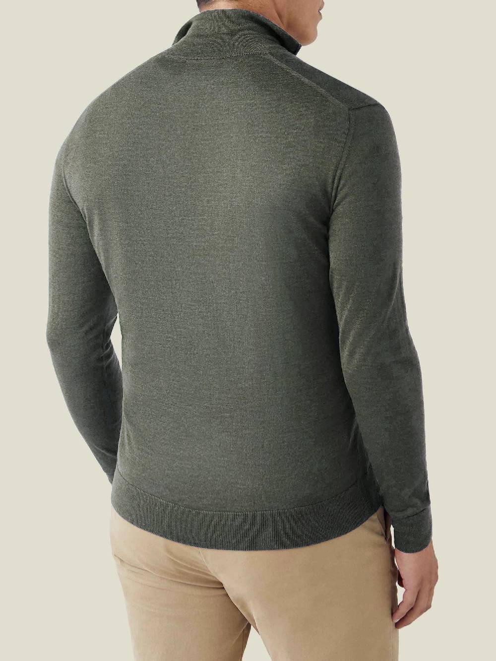 Luca Faloni Maglia con collo mezza zipSeta-Cashmere Vendite stagionali