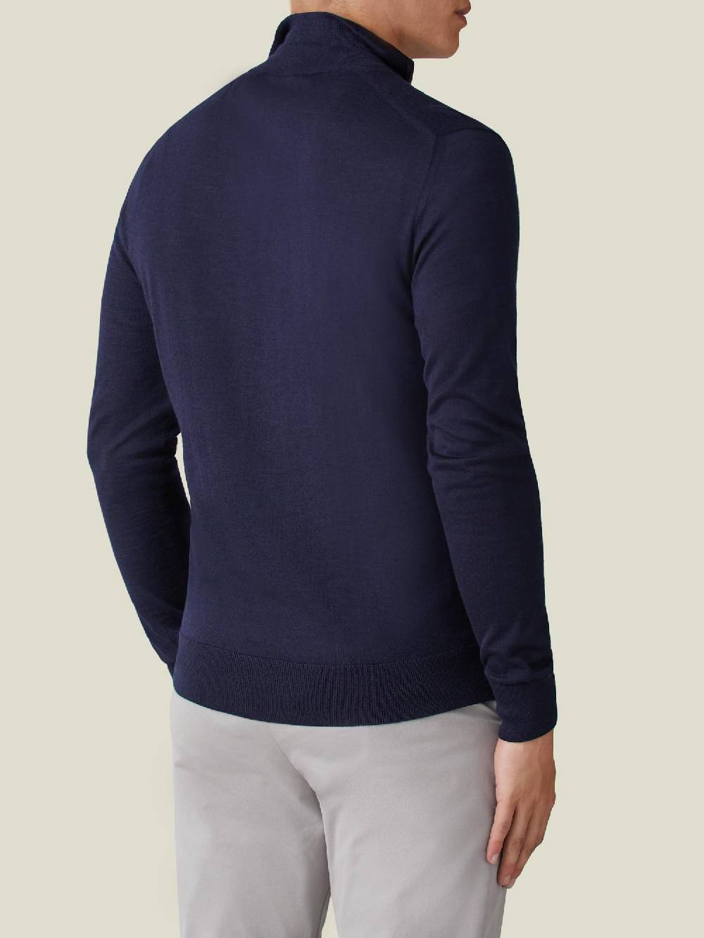 Luca Faloni Maglia con collo mezza zipSeta-Cashmere Black Friday