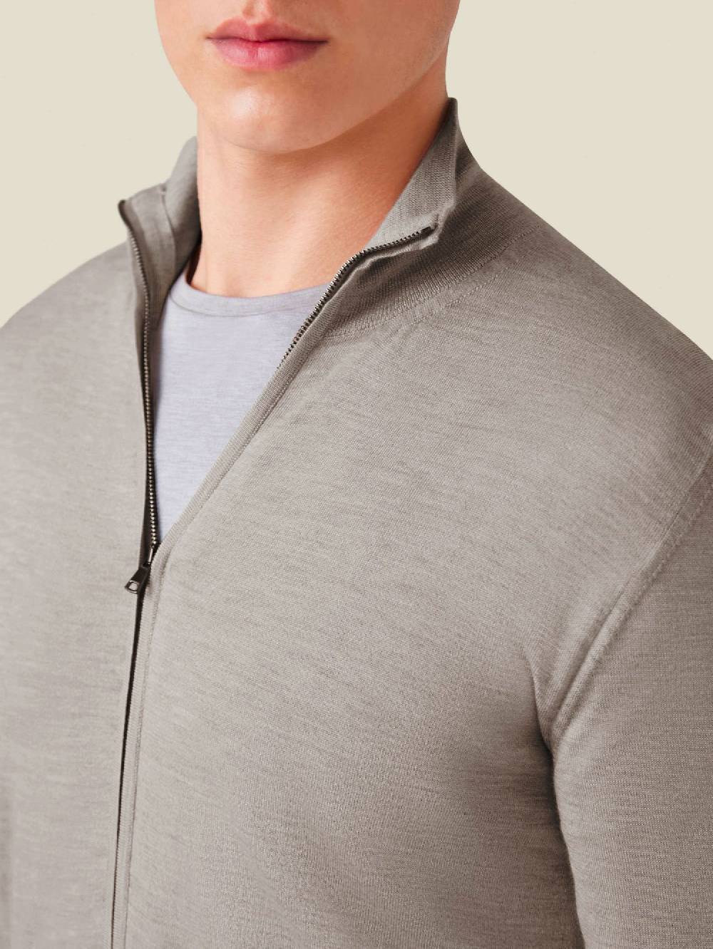 Luca Faloni Cardigan con ZipSeta-Cashmere Cyber Monday